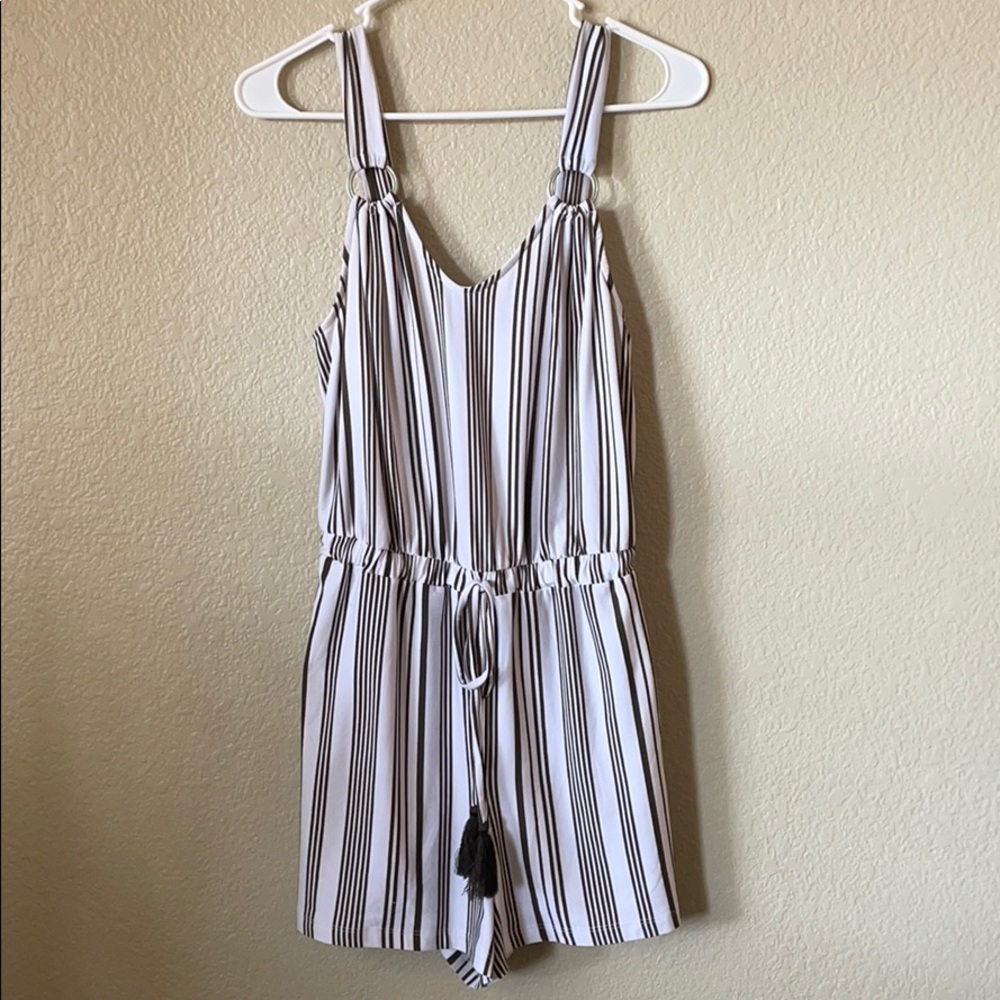 Striped romper